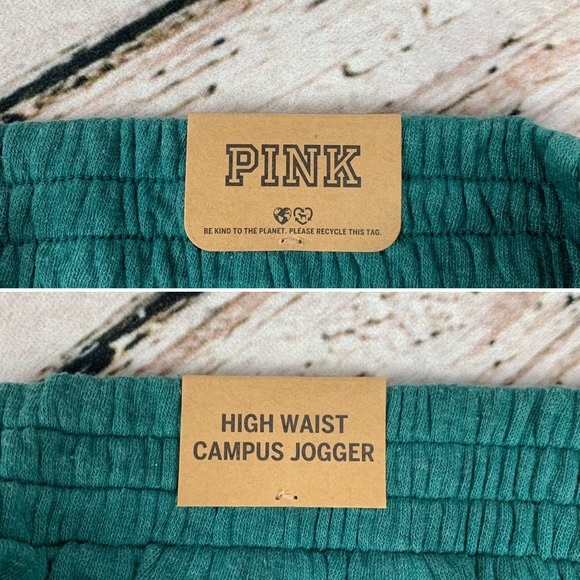 NWT Small PINK Victoria’s Secret High Waist Campus Joggers Tie Dye Sweatpants VS - Picture 6 of 10